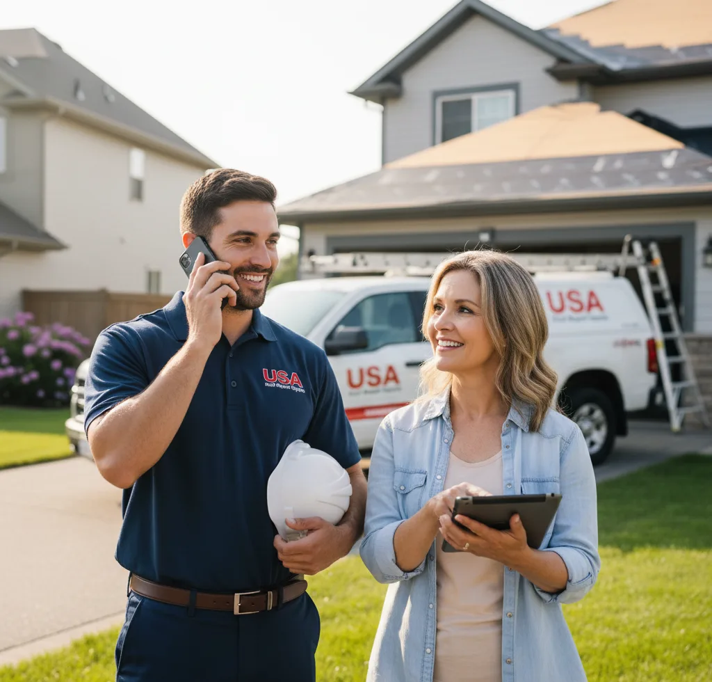 USA Roof Repair Experts customer support in Jamestown